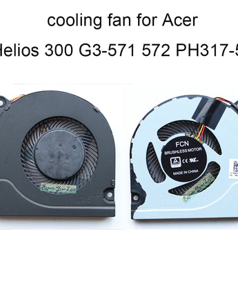 Computer CPU Cooling Fans for Acer Predator Helios 300 G3-571 G3-572 PH317-51 Fan Cooler Radiator DC28000JRF0 Laptops Parts Sale