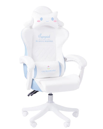 2024 Pink & White Letter Computer Chair Girls living room Study Chair Liftable Rotating Gaming Chair Promotion silla gamer