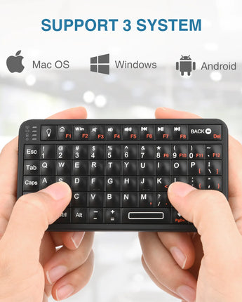 Rii 518BT Bluetooth Keyboard Mini Wireless Keyboard Mouse Remote Touchpad For Android TV Box PC