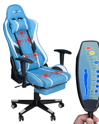 GC-RC03 Gaming Chair Massage Ergonomic High Back Design Lumbar Relax New Customized PU Massage Computer Office Chairs