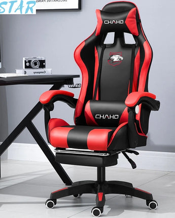 WCG Gaming Chair Office Latex Cushion Bluetooth Computer Chair High-quality BOSS Chair Leather LOL Internet Anchor Racing Chair